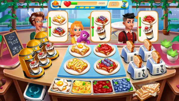 Captura de ecrã do jogo Cooking Marina