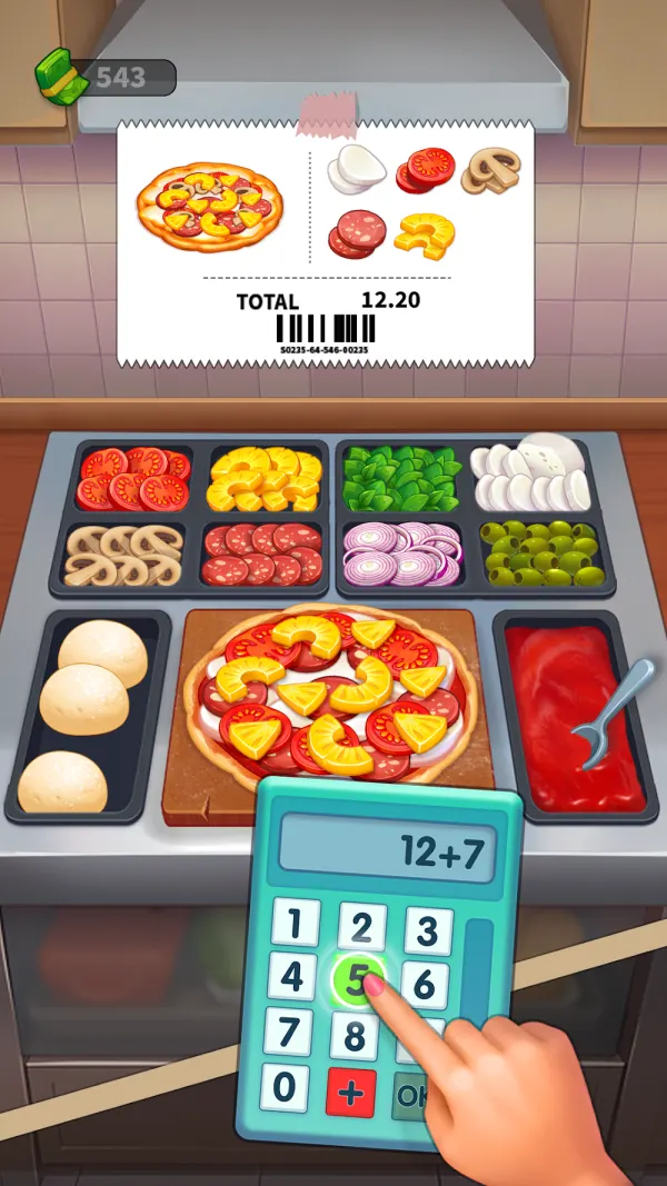 Captura de ecrã do jogo Cozinhamos