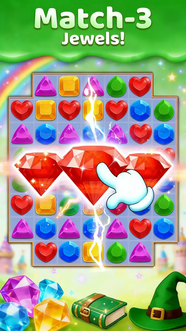 Captura de ecrã do jogo Jewel Craze