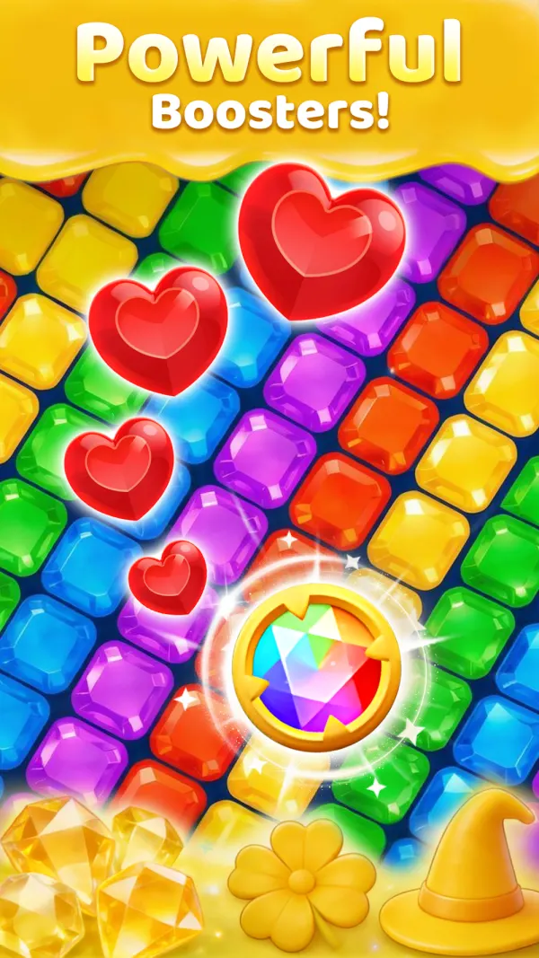Captura de ecrã de um jogo match-3 analisado pela MundoMobile