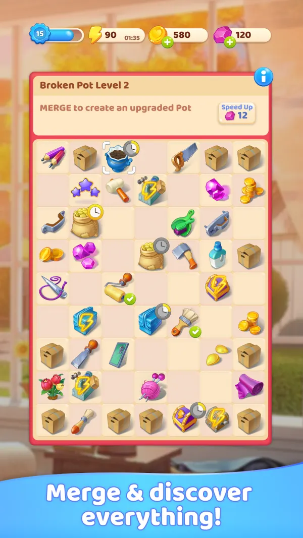 Captura de ecrã de um jogo de decoração analisado pela MundoMobile